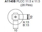 Určené pre púzdra PLCC 11.5x11.5 mm