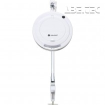 Guľatá stolová lupa s osvetlením L4001 typu I, 3 dioptrie, 127mm
