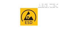 Disipatívna ESD pena, 150 x 75 x 5 mm, čierna