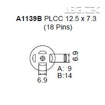 Určené pre púzdra QFP 12.5x7.3 mm