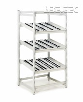 Valčekové profily do FiFo Flow Rack, 4ks, ESD, TFRRS-49