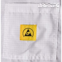 ESD laboratórny plášť, biely, veľkosť S, 72151