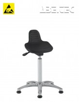 Clean room ESD pracovná stolička Sit-stand Pu-Soft C-TL153HAP
