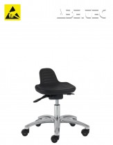 Clean room ESD pracovná stolička Sit-stand Pu-Soft C-TL151AP