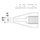 Odspájkovaci hrot A 1498, Nozzle 0,8 mm