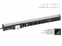 Káblový kanál 683, 4 zásuvky, 2 USB, fcp, vypínač, TPR7-008-FR