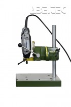 Stojan na vŕtačku Micromot MB 200 a zostava frézky Dremel.