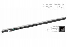 Káblový kanál 1400, 6 zásuviek, 2 USB, fcp, vypínač, TPR17-010-FR