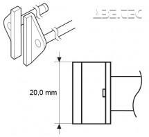 Spájkovací hrot A1384 (SOP 20L) pre termokleště FX-8804