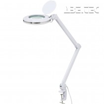 Guľatá stolová lupa s osvetlením L4001 typu I, 3 dioptrie, 127mm