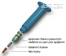 Mikrodávkovacia ihla 0,14mm HT00.8008, sada so spacerom 0,07mm