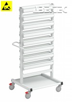 Vozík na stohovacie zásobníky M750, ESD, 780x715x1630mm, BT-170B ESD