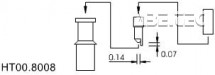 Mikrodávkovacia ihla 0,14 mm HT00.8008