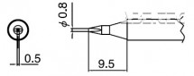 Spájkovací hrot T6-08D