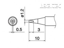 Spájkovací hrot T15-D12