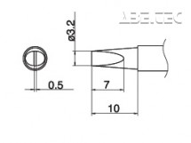 Spájkovací hrot T15-DL32
