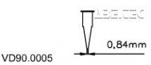 Plastový hrot 0,84 mm VD90.0005, 50ks/bal