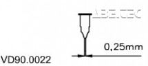 Dávkovacia ihla 0,25 mm VD90.0022, 50ks/bal