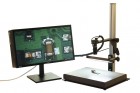  - Digitálny priemyselný mikroskop U10, objektív 25/50/75 mm, monitor na stojane
