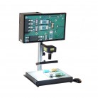  - Digitálny priemyselný mikroskop U7, objektív 25/50/75 mm, monitor na zostave