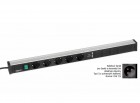 Treston - Káblový kanál 683, 5 zásuviek, 2 USB, vypínač, TPR7-001-FR