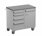 Treston - Vozík na náradie Tool Trolley 1, oceľová doska, TWIN45-001-41
