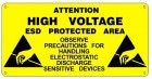  - Návestie "HIGH VOLTAGE ESD PROTECTED AREA" 7807.154H