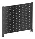 Treston - Perforovaný panel pre Tool Trolley, čierny, 780x30x685mm, 890768-18