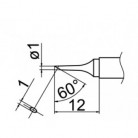 Hakko - Spájkovací hrot T12-C1