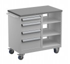 Treston - Vozík na náradie Tool Trolley 5, oceľová doska, TWIN45-005-41