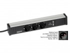 Treston - Káblový kanál 331, 3 zásuvky, 2 USB, TPR3-001-FR