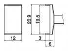  - Odpájací tunel 19,5x12 T15-1010