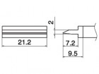  - Spájkovací hrot Spatula 21,2 T15-1403