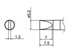  - Spájkovací hrot HAKKO T36-D52/5.2D